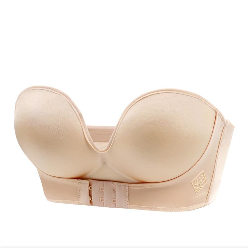 Doutzen | Dames Strapless BH met Voorgevormde Cups – Ondersteuning en Naadloos Comfort