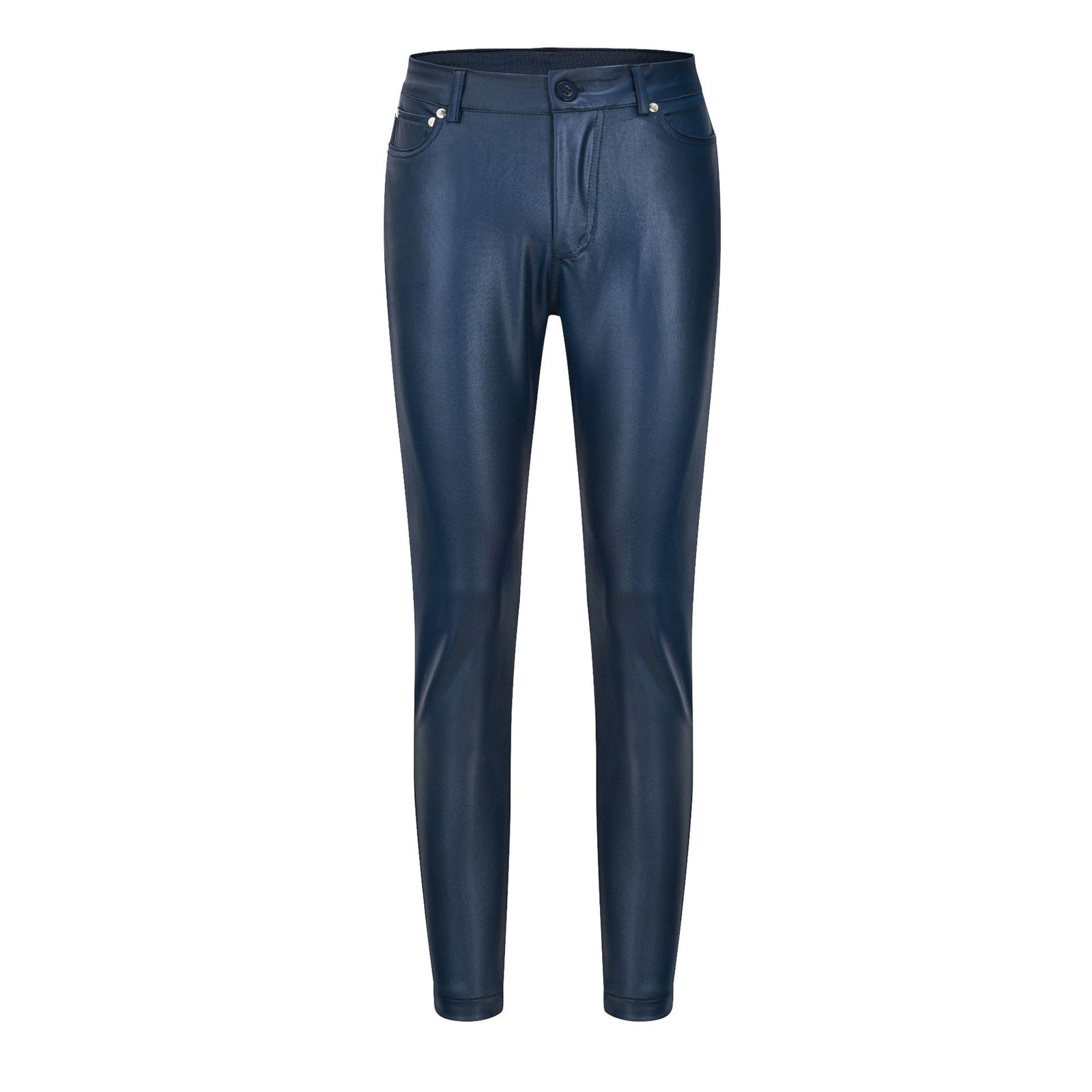 Jeltje | Dames Lederbroek – High-Waist Stretch met figuurvormende pasvorm
