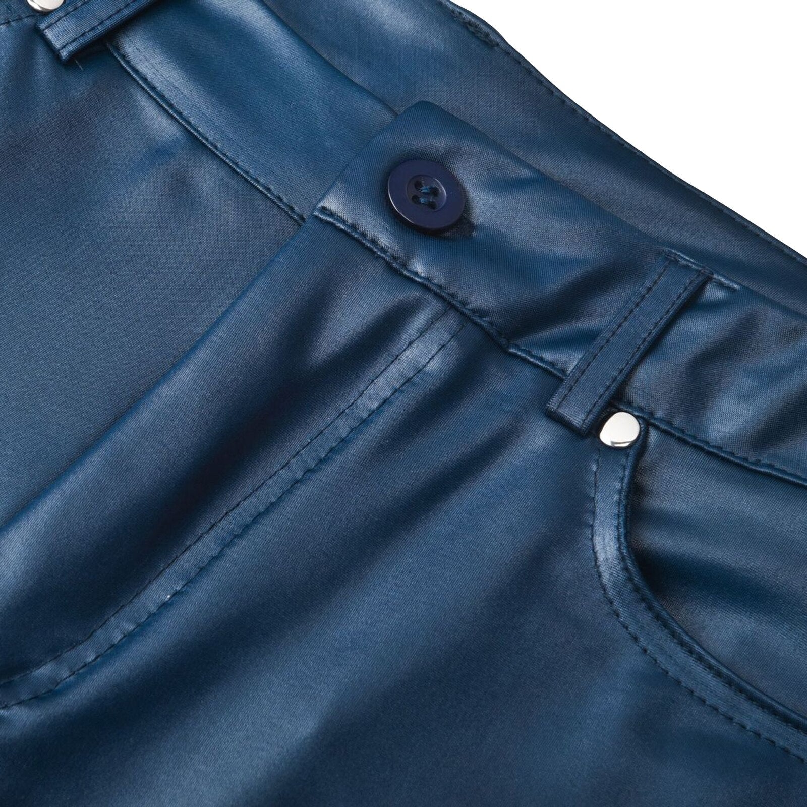 Jeltje | Dames Lederbroek – High-Waist Stretch met figuurvormende pasvorm