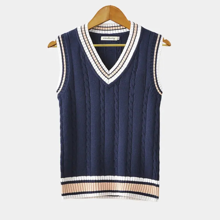 Dames Mouwloos V-hals Sweater Vest - Gebreide Spencer, Effen, Casual Laagjes Herfst/Winter
Heren Mouwloos V-hals Sweater Vest - Gebreide Spencer, Effen, Casual Laagjes Herfst/Winter