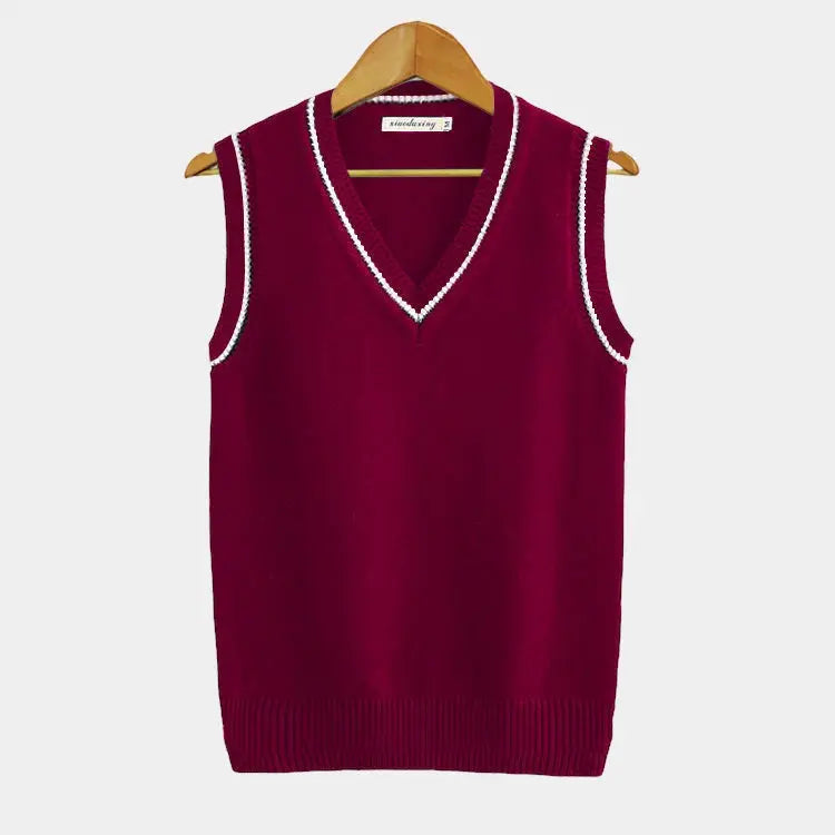 Dames Mouwloos V-hals Sweater Vest - Gebreide Spencer, Effen, Casual Laagjes Herfst/Winter
Heren Mouwloos V-hals Sweater Vest - Gebreide Spencer, Effen, Casual Laagjes Herfst/Winter