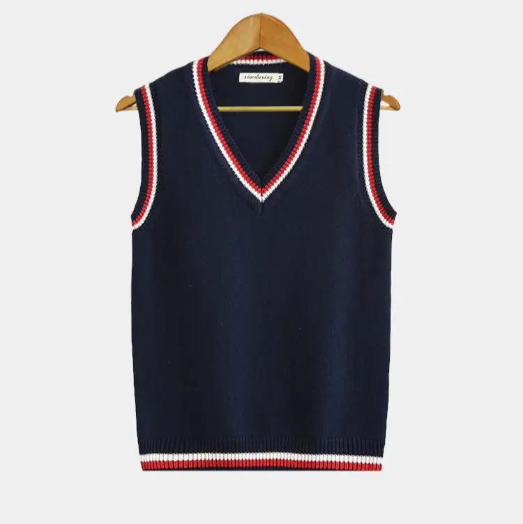 Dames Mouwloos V-hals Sweater Vest - Gebreide Spencer, Effen, Casual Laagjes Herfst/Winter
Heren Mouwloos V-hals Sweater Vest - Gebreide Spencer, Effen, Casual Laagjes Herfst/Winter