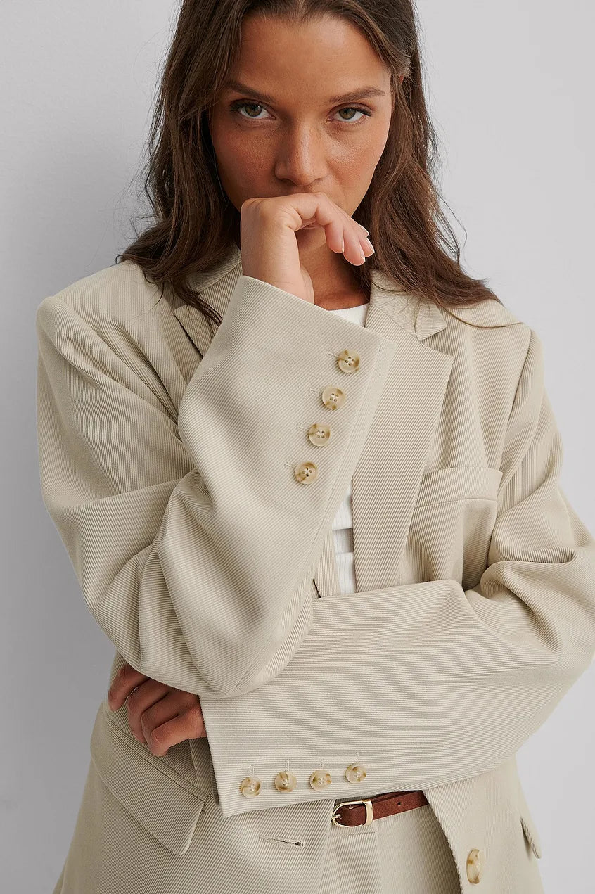 Blazer met schoudervulling