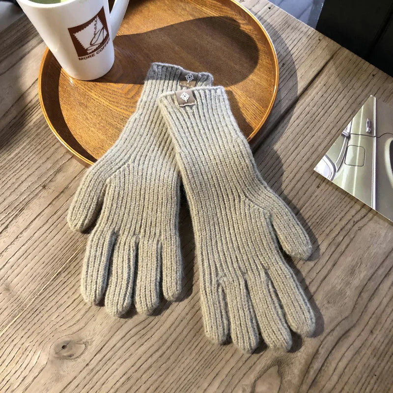 Gebreide Dames Handschoenen | Warme Handschoenen met Comfortabele Elastische Pasvorm