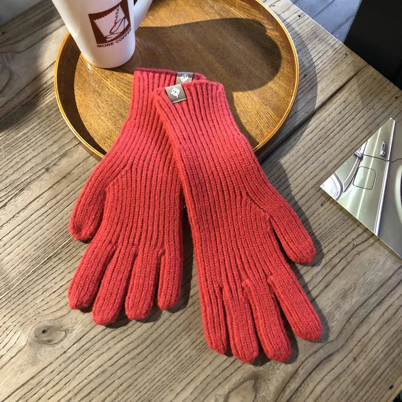 Gebreide Dames Handschoenen | Warme Handschoenen met Comfortabele Elastische Pasvorm
