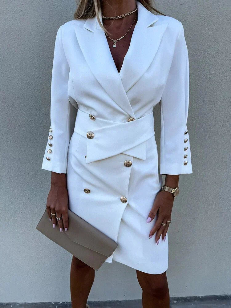 Elegante Blazer Jurk voor Vrouwen