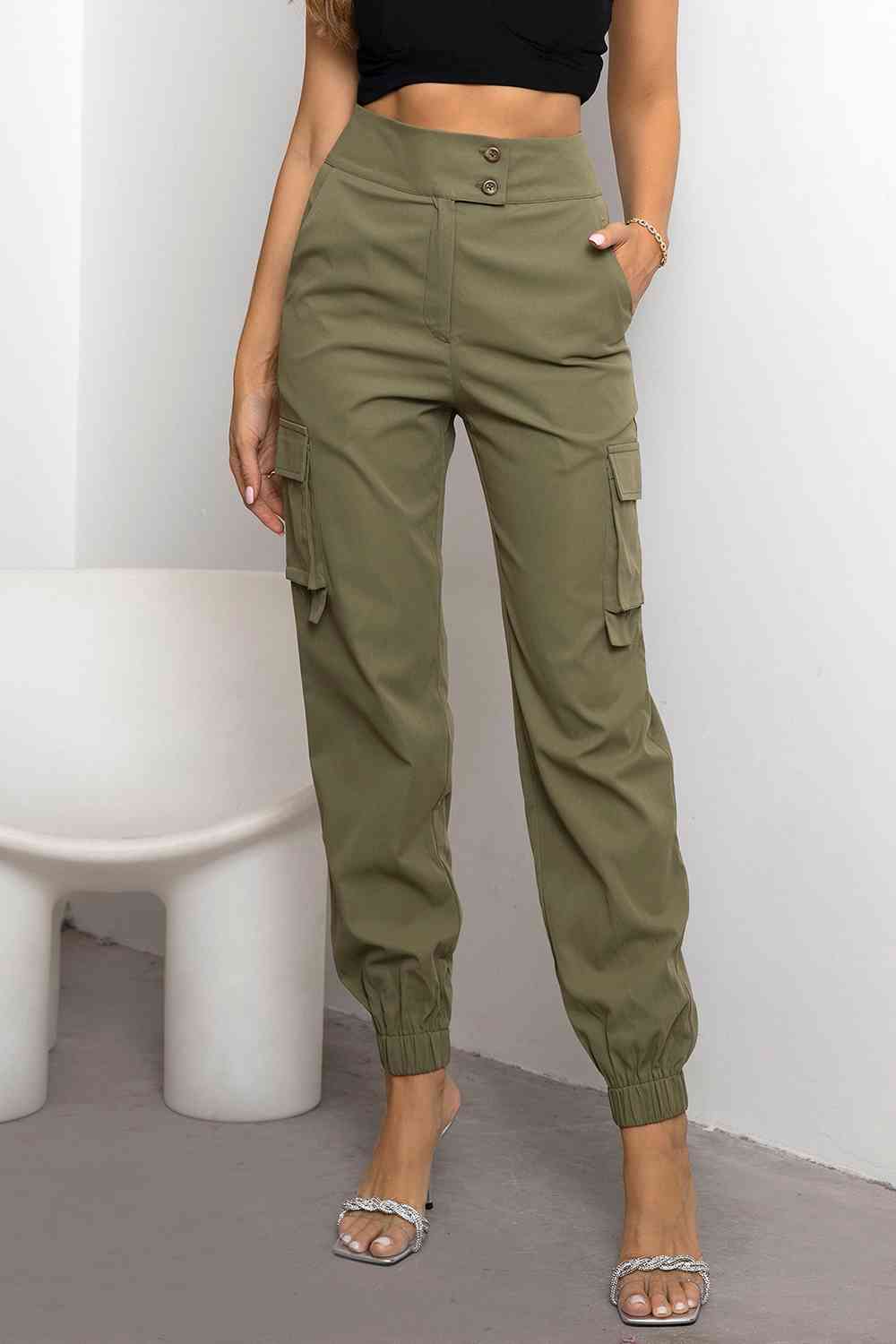 Dames Slim Fit Broek – Met Zakken, Geschikt voor Casual en Dagelijks Gebruik