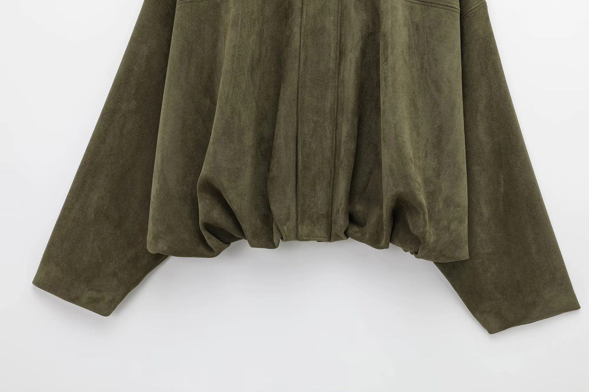 Aïsha oversized suede jacket | Dames jas van luxe suède met vintage flair