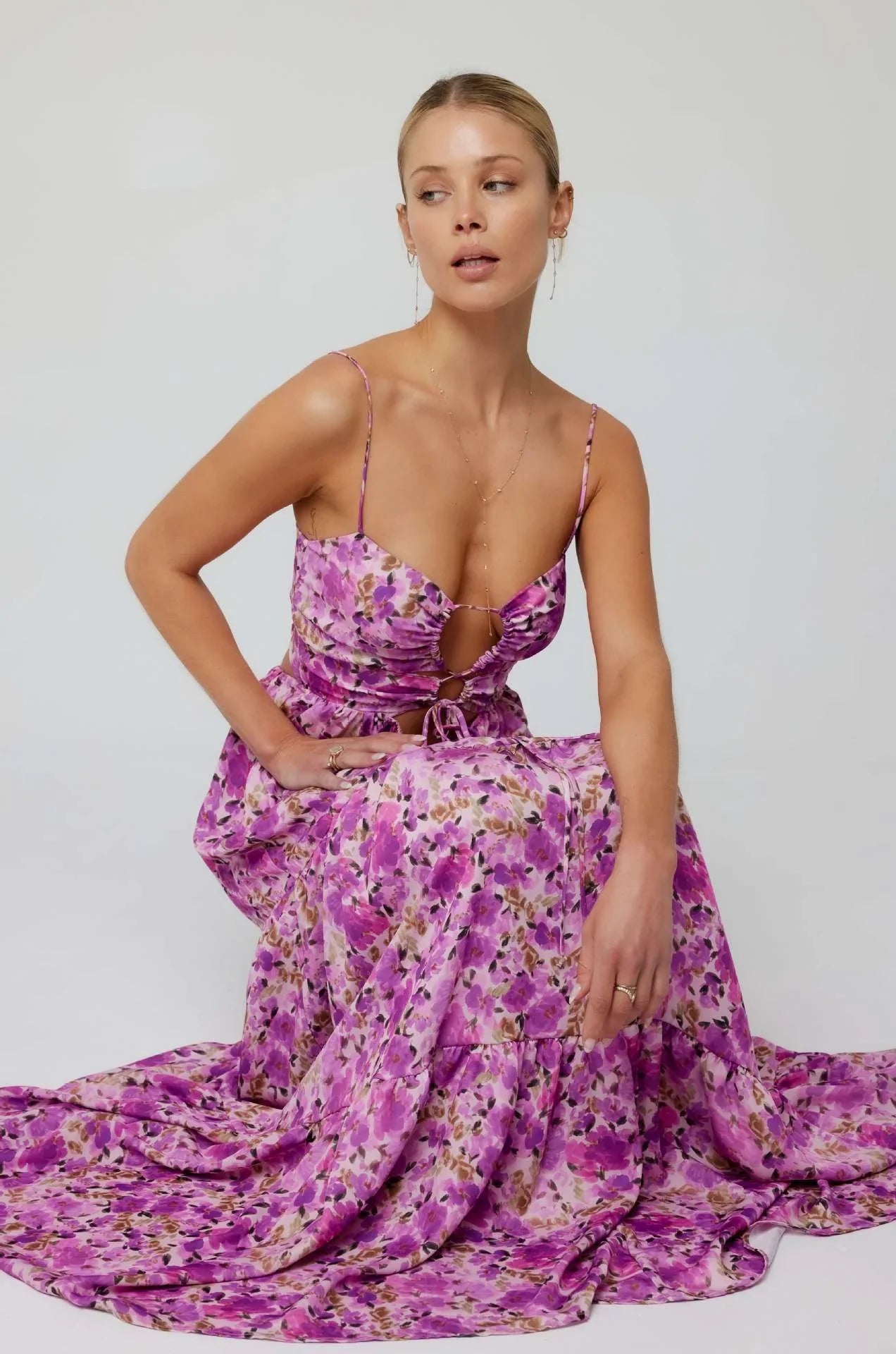 ELIN | Cut-Out Maxi Jurk voor Dames