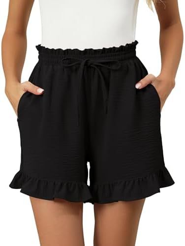 Evelyne | Dames Shorts – Relaxed Fit – Ruffle Zoom – Elastische Taille met Koord