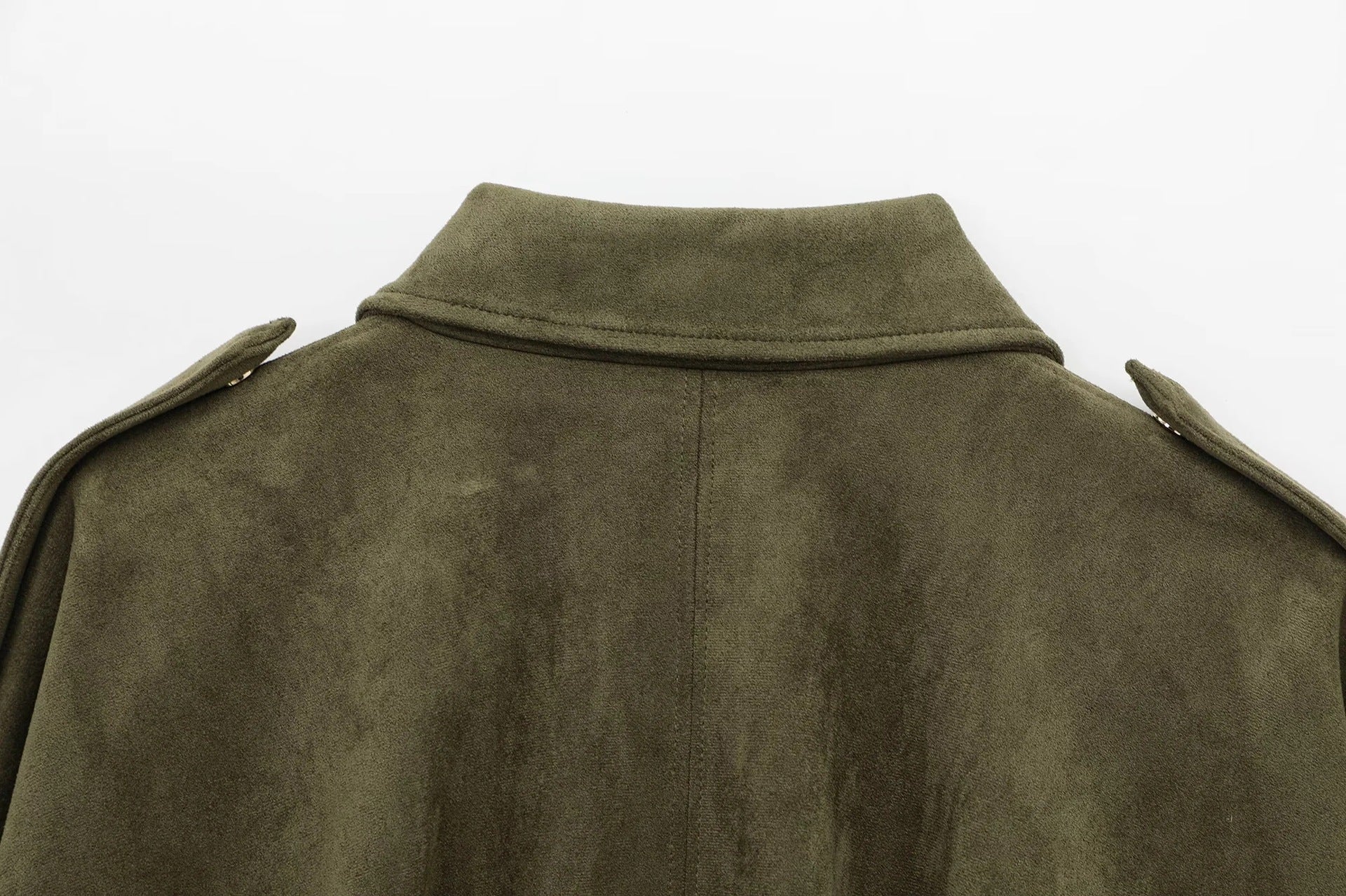 Aïsha oversized suede jacket | Dames jas van luxe suède met vintage flair