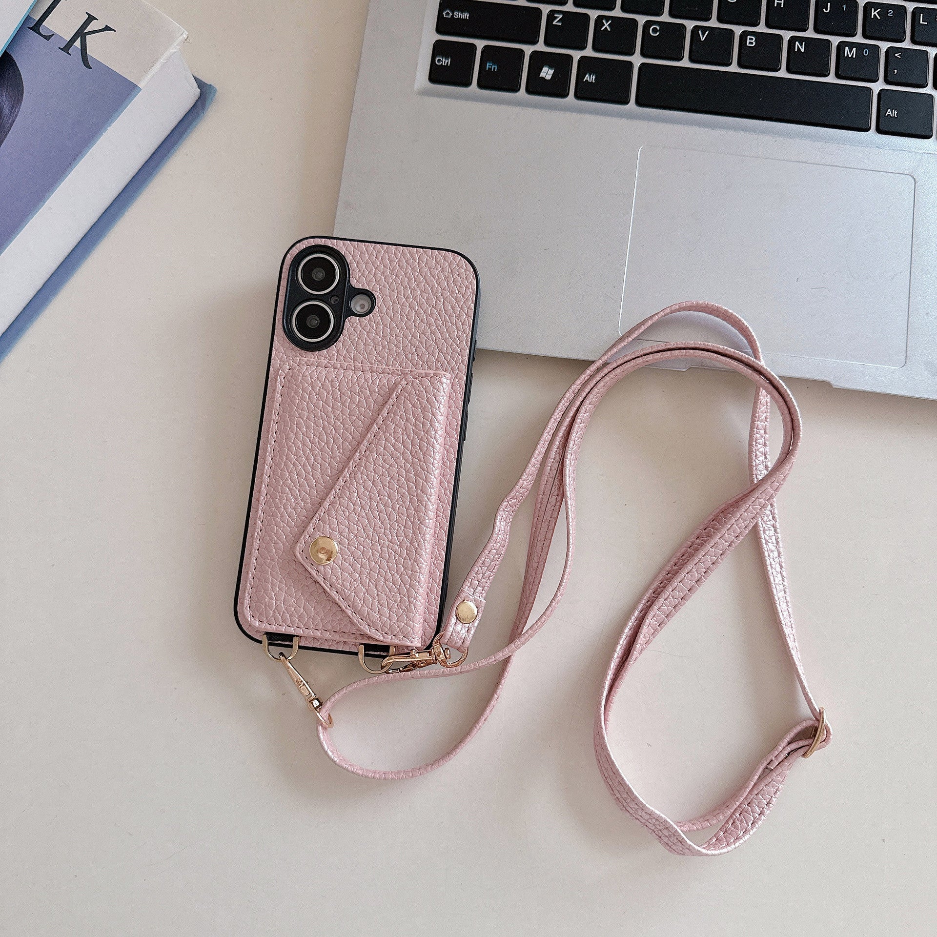 Crossbody Telefoonhoesje met Koord - Unisex