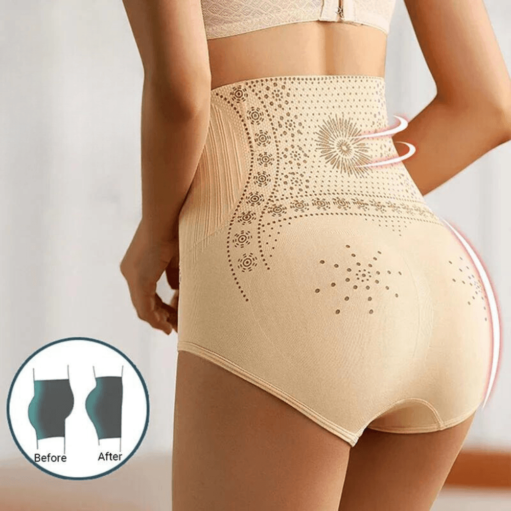 Dames Ondergoed – Hoge Taille Shaping Slip met Rugondersteuning en Buikcorrectie
