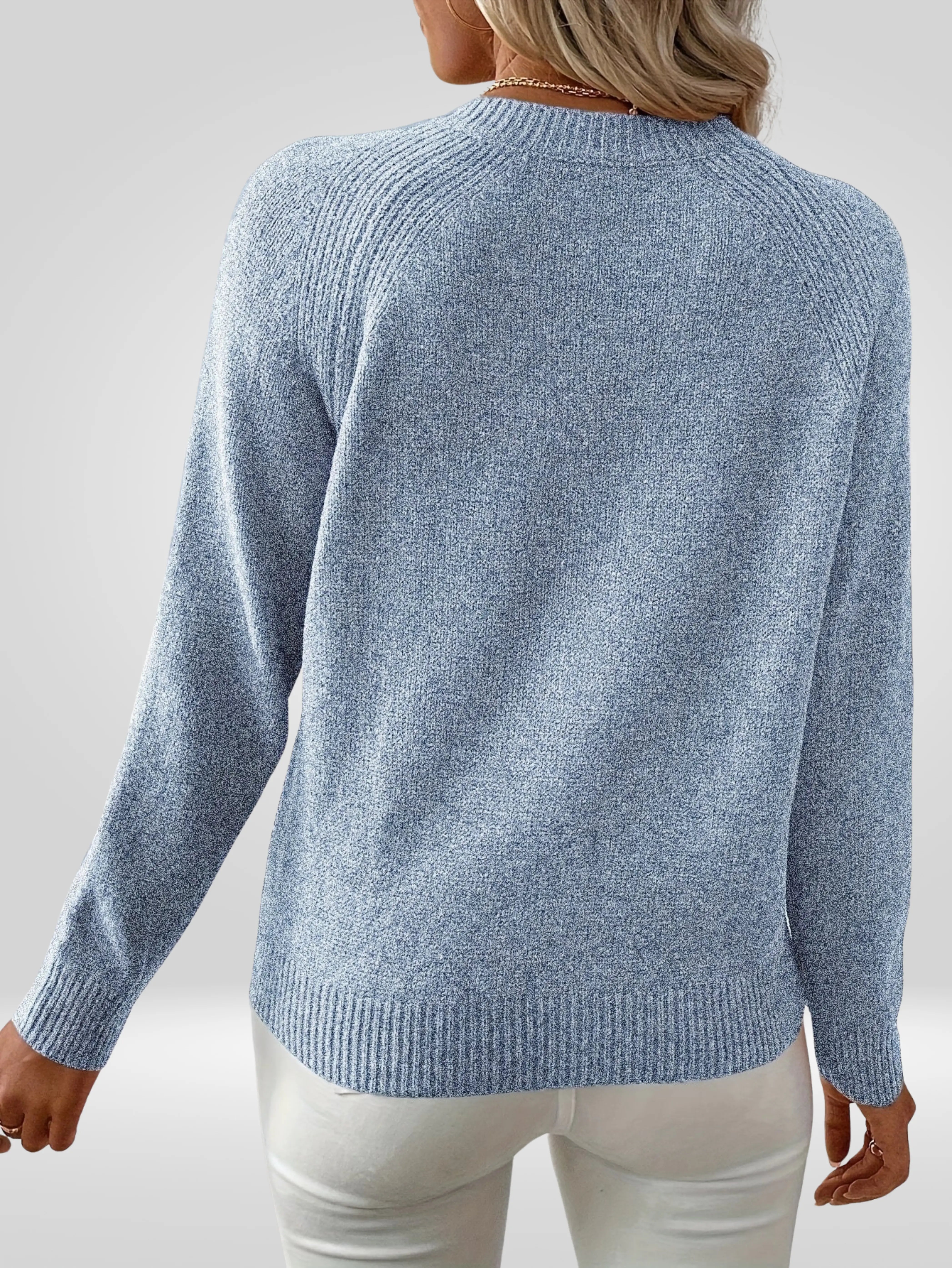 Parel Trui Dames | Elegante Trui met Pareldetails en Comfortabele Pasvorm