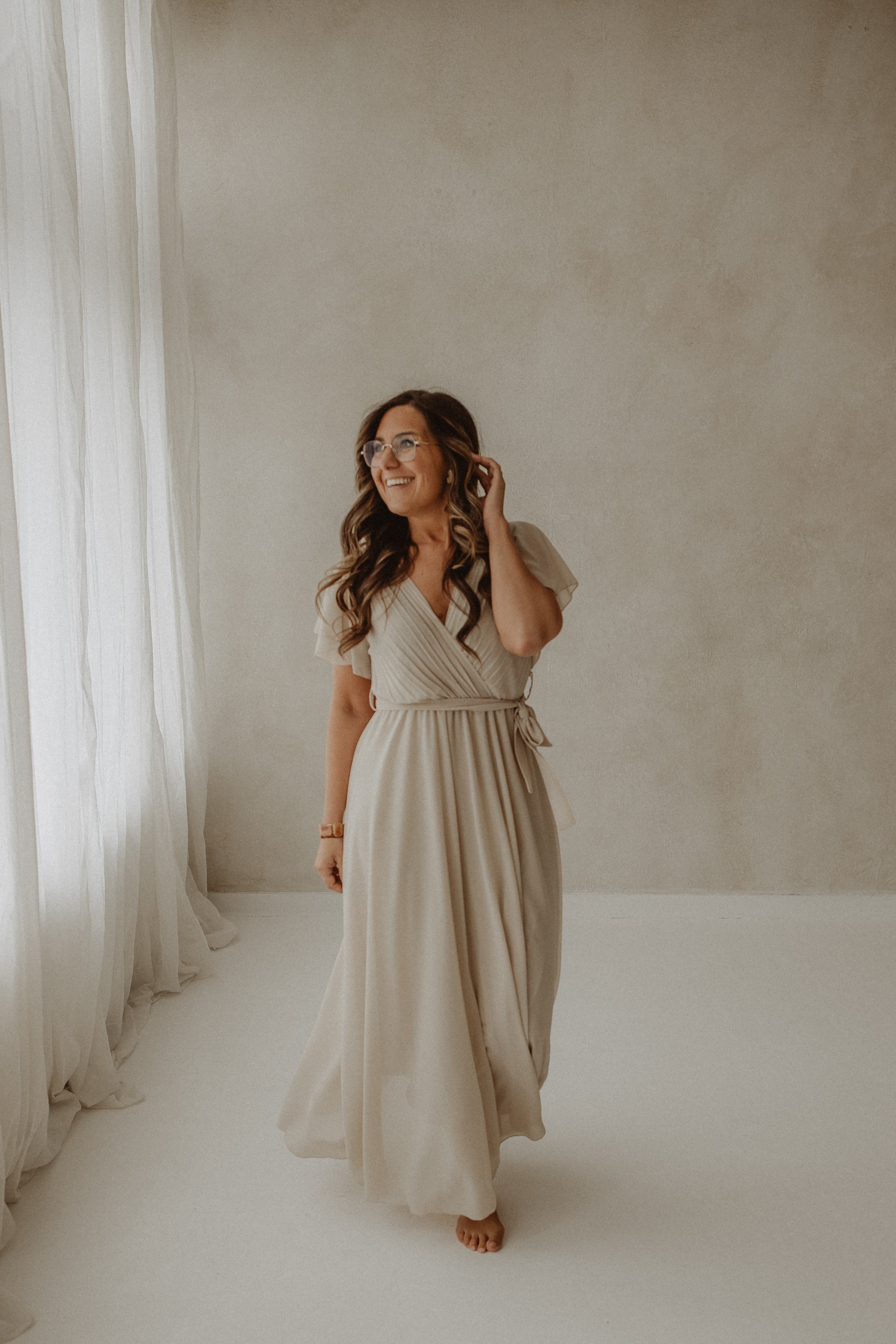 Aletta | Damesjurk met Elegante Snit en Luchtige Stof – Perfect voor Feestjes en Zomeravonden