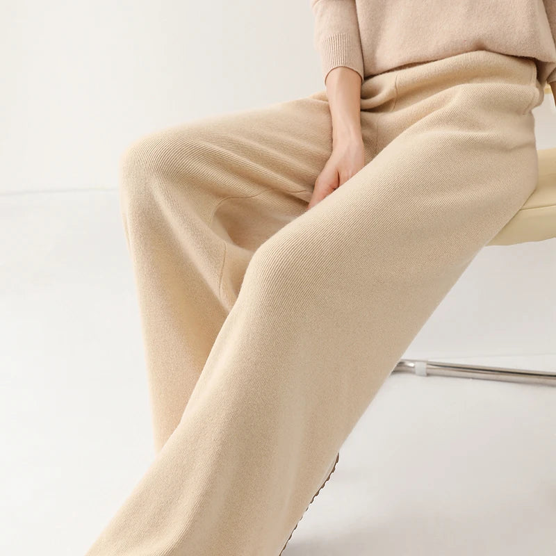 Luxe Merino Broek Dames | Merinowol, Hoge Taille, Comfortabel