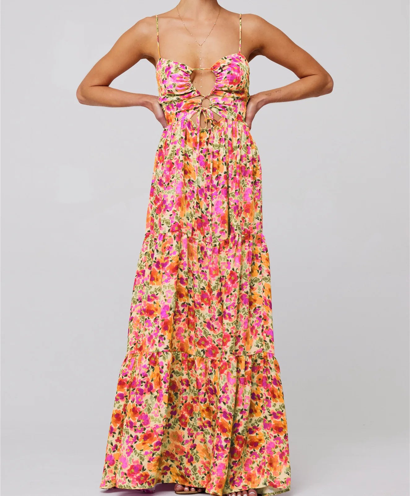 ELIN | Cut-Out Maxi Jurk voor Dames
