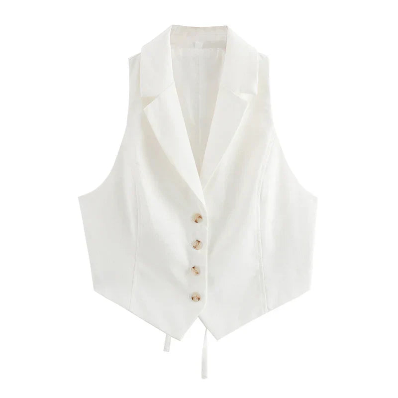 ZITA | Stijlvol Gilet voor Dames– Veelzijdig Design – Comfortabele Pasvorm – Ideaal om te Layeren