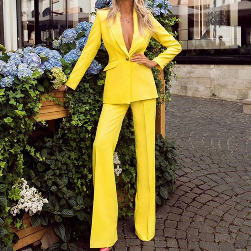 Celeste | Elegant Tweedelig Blazer Pak voor Dames