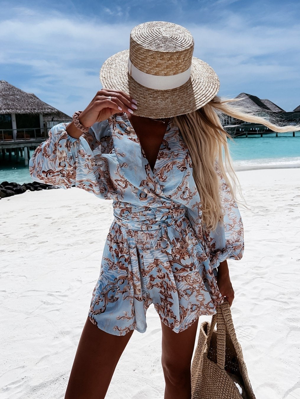 Tweedelige strandset voor dames