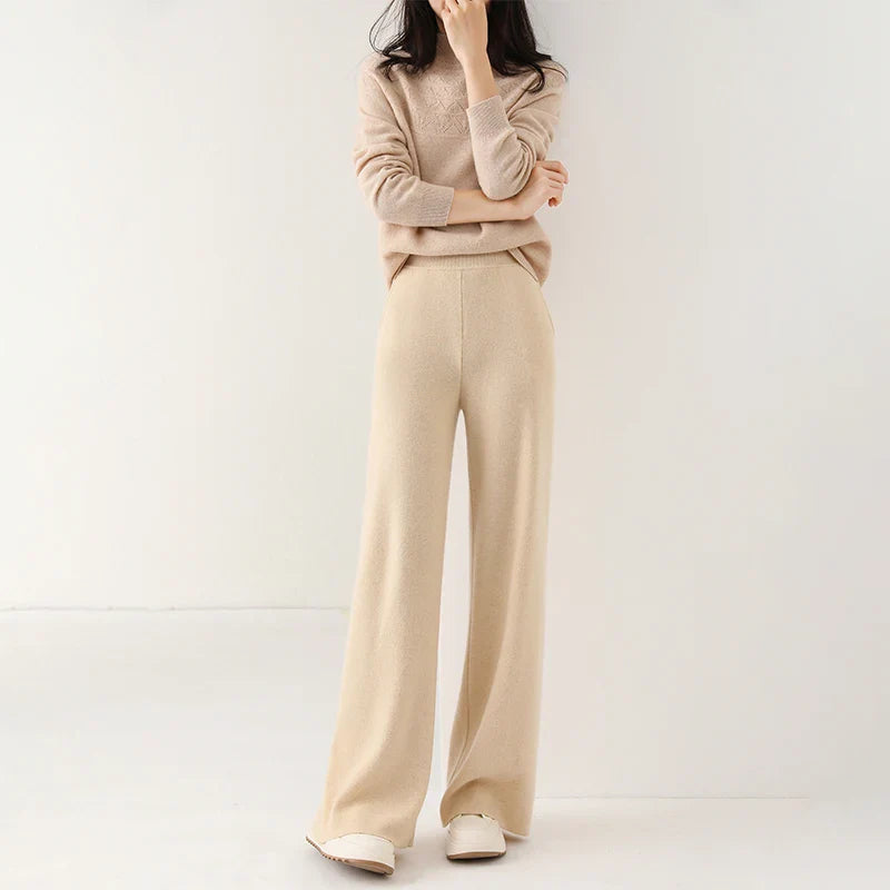 Luxe Merino Broek Dames | Merinowol, Hoge Taille, Comfortabel