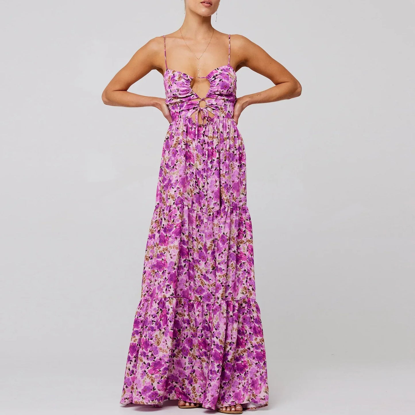 ELIN | Cut-Out Maxi Jurk voor Dames