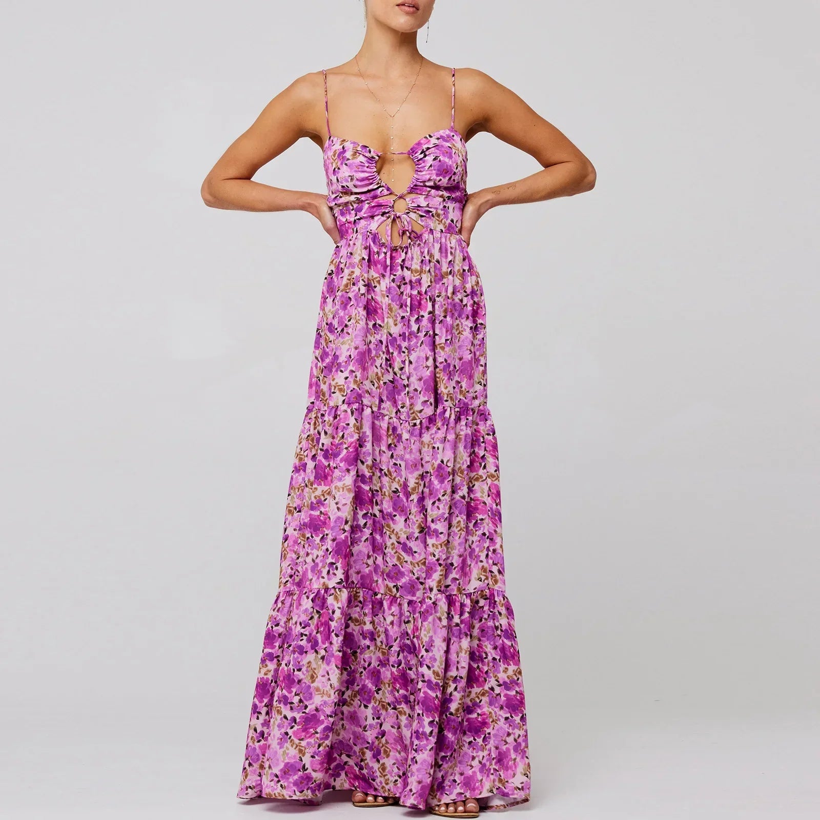 ELIN | Cut-Out Maxi Jurk voor Dames