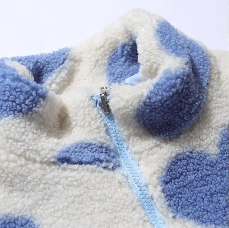 Dames Omkeerbare Hartjesjas – Zwart en Roze, Lichtgewicht, Casual Jasje voor Lente en Herfst