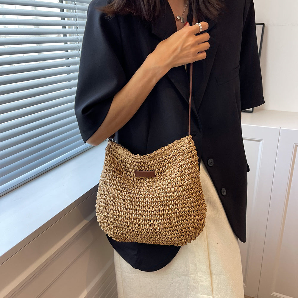 Beige Schoudertas | Dames tas met verstelbare band en minimalistische stijl voor dagelijks gebruik