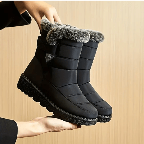 Dames Winterlaarzen Waterdicht – Warm Gevoerd, Antislip Zool voor Sneeuw & Regen