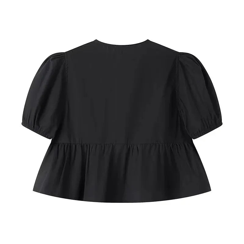 Petronelle – Crop Top – Comfortabele Katoenmix – Trendy Design
