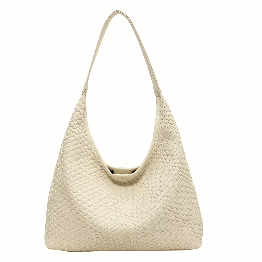 Benita Geweven Tas | Vegan Schoudertas met Pouch