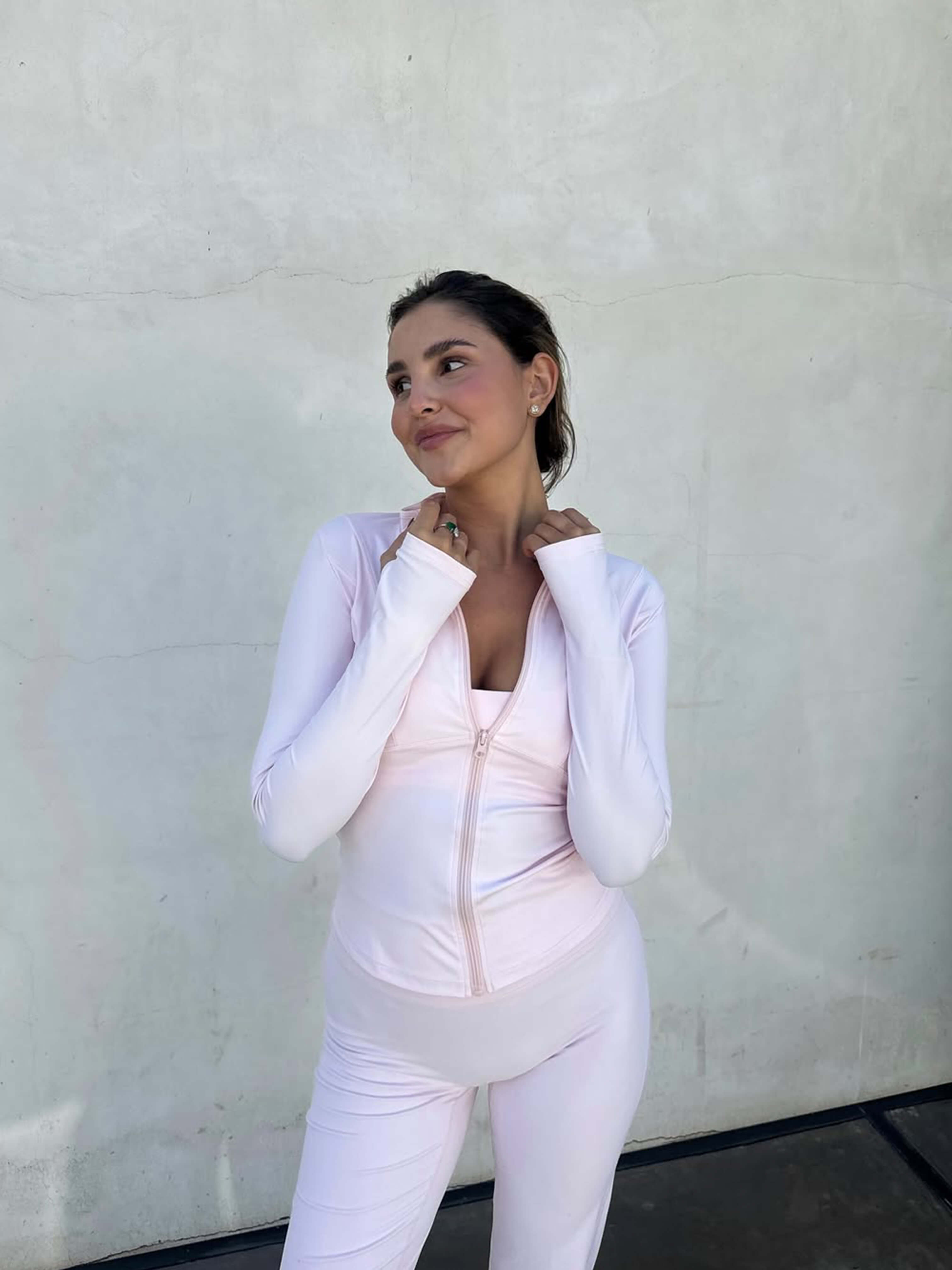Romy Fitness Jacket Dames | Sportieve Jas met Sneldrogende Stof en Staande Kraag