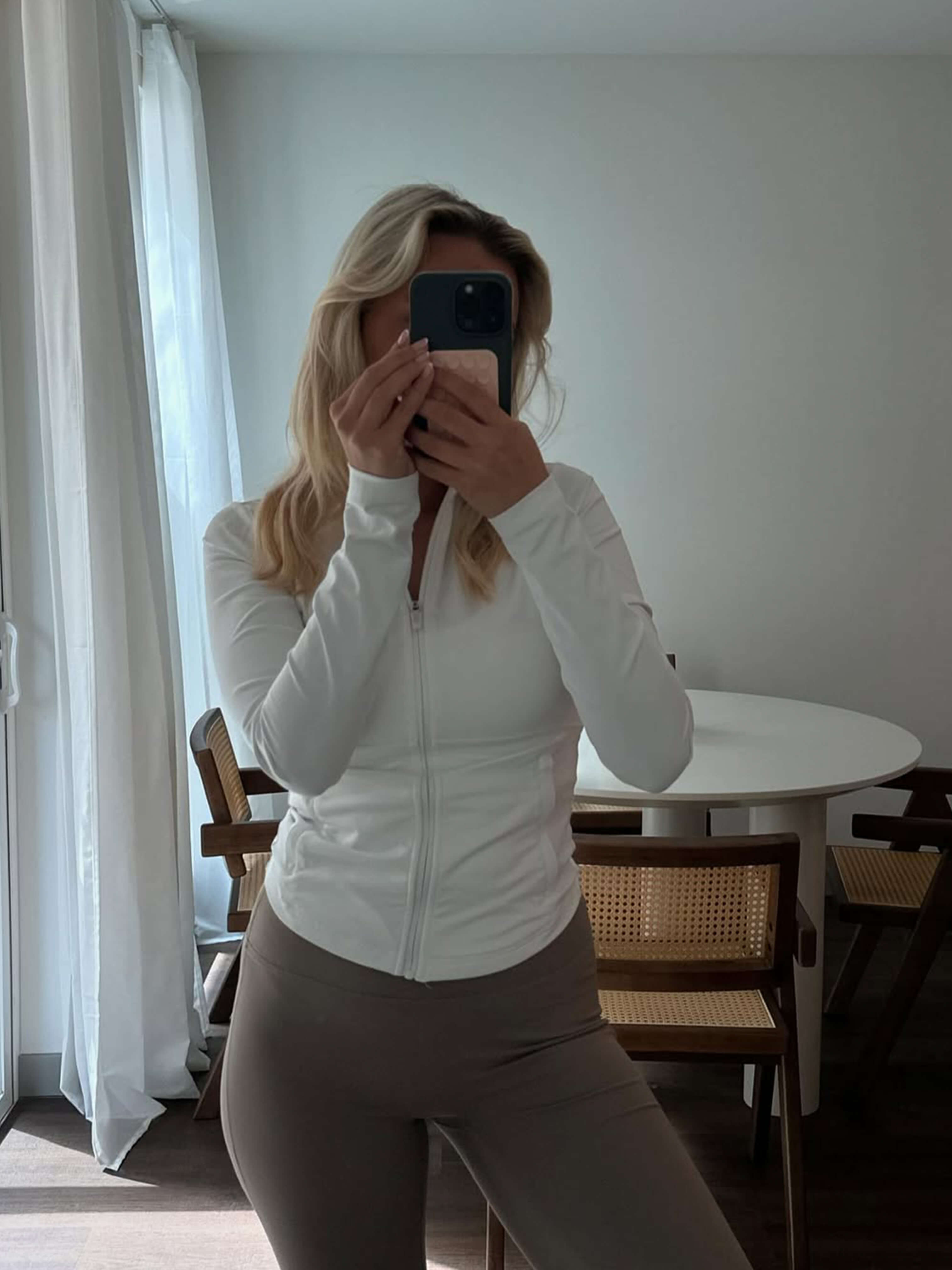 Romy Fitness Jacket Dames | Sportieve Jas met Sneldrogende Stof en Staande Kraag