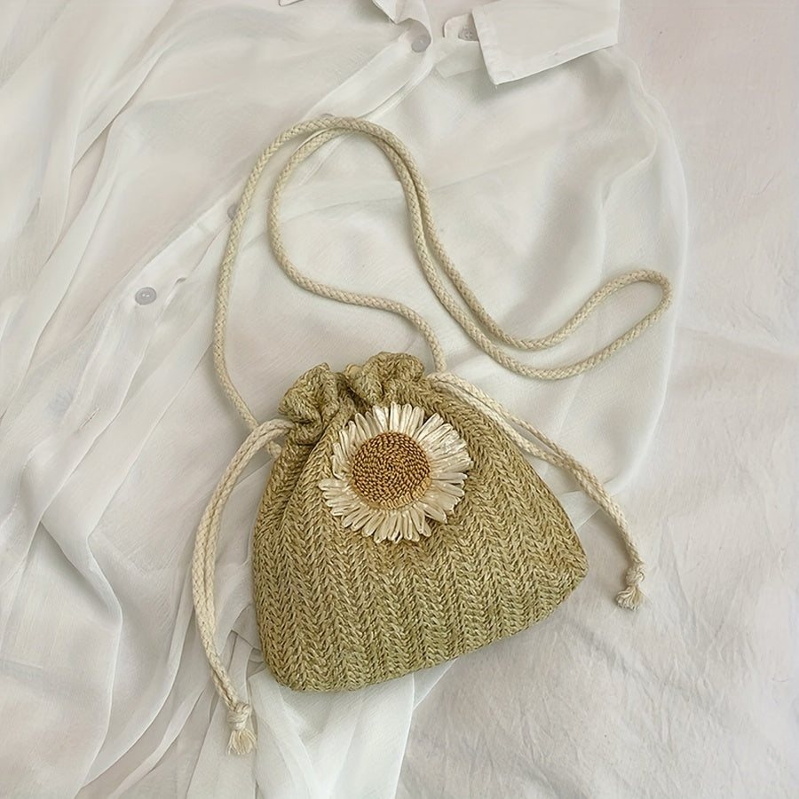 SKY | Zomerse Strohoed Schoudertas voor Vrouwen