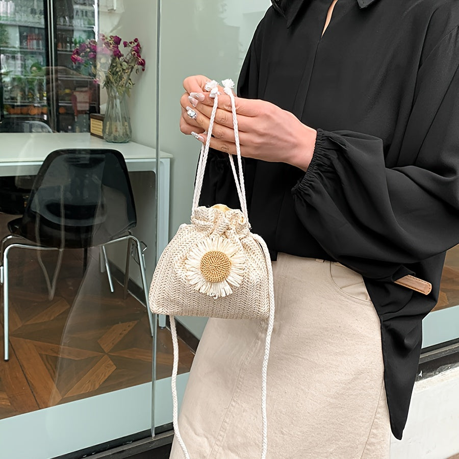 SKY | Zomerse Strohoed Schoudertas voor Vrouwen