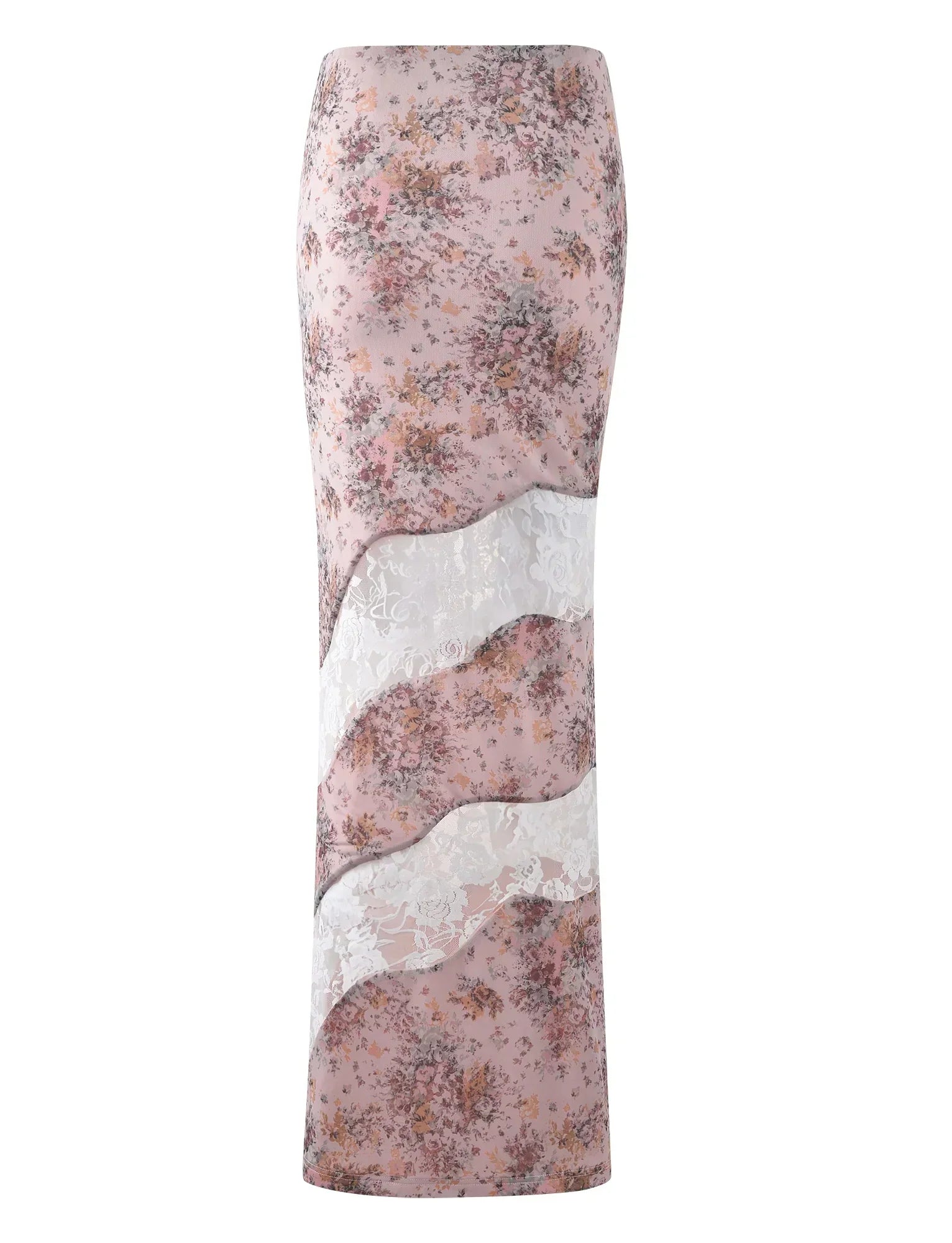 Ernestine | Dames Two-Piece Set met Bloemenprint – Mouwloze Top en Maxi-Rok