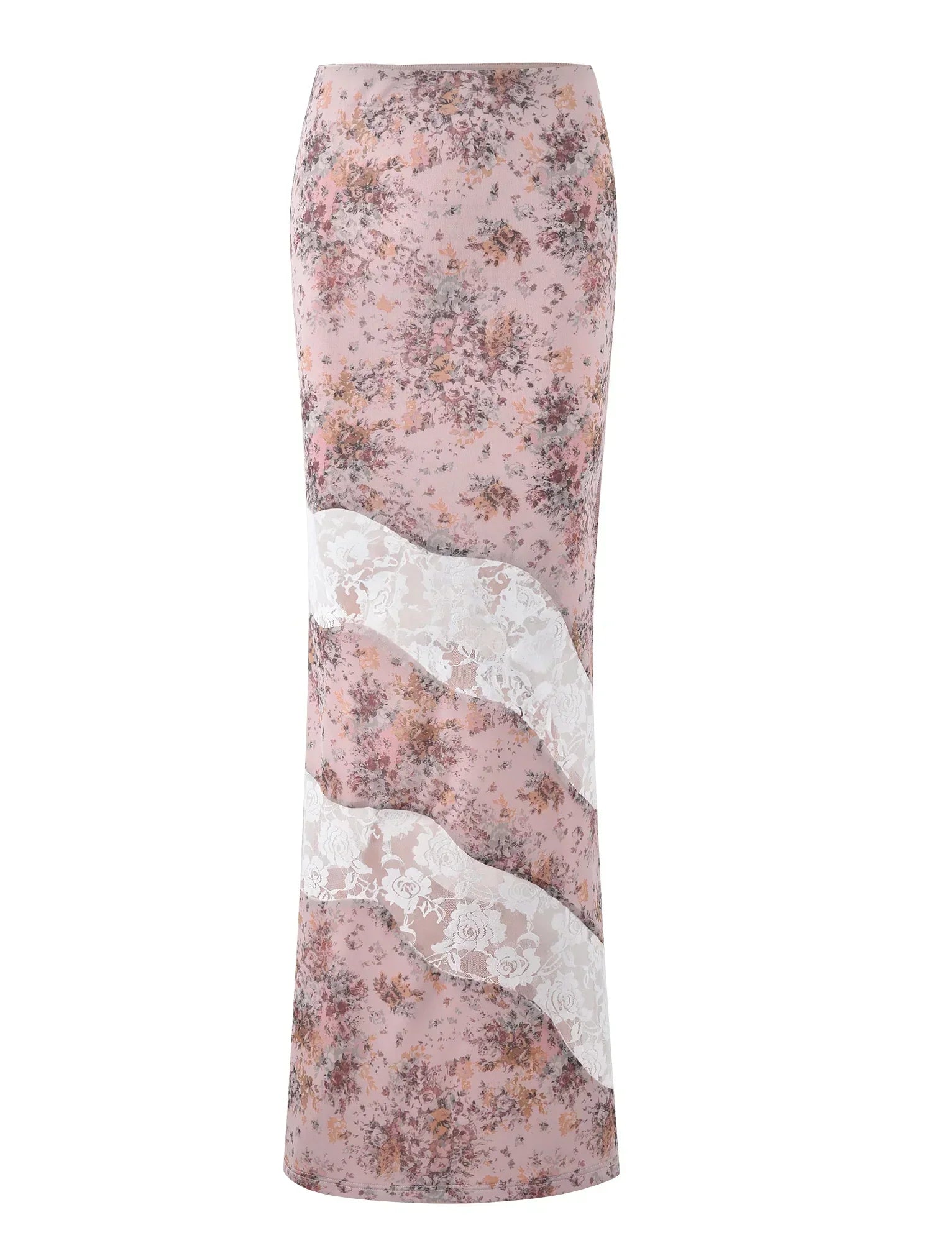 Ernestine | Dames Two-Piece Set met Bloemenprint – Mouwloze Top en Maxi-Rok