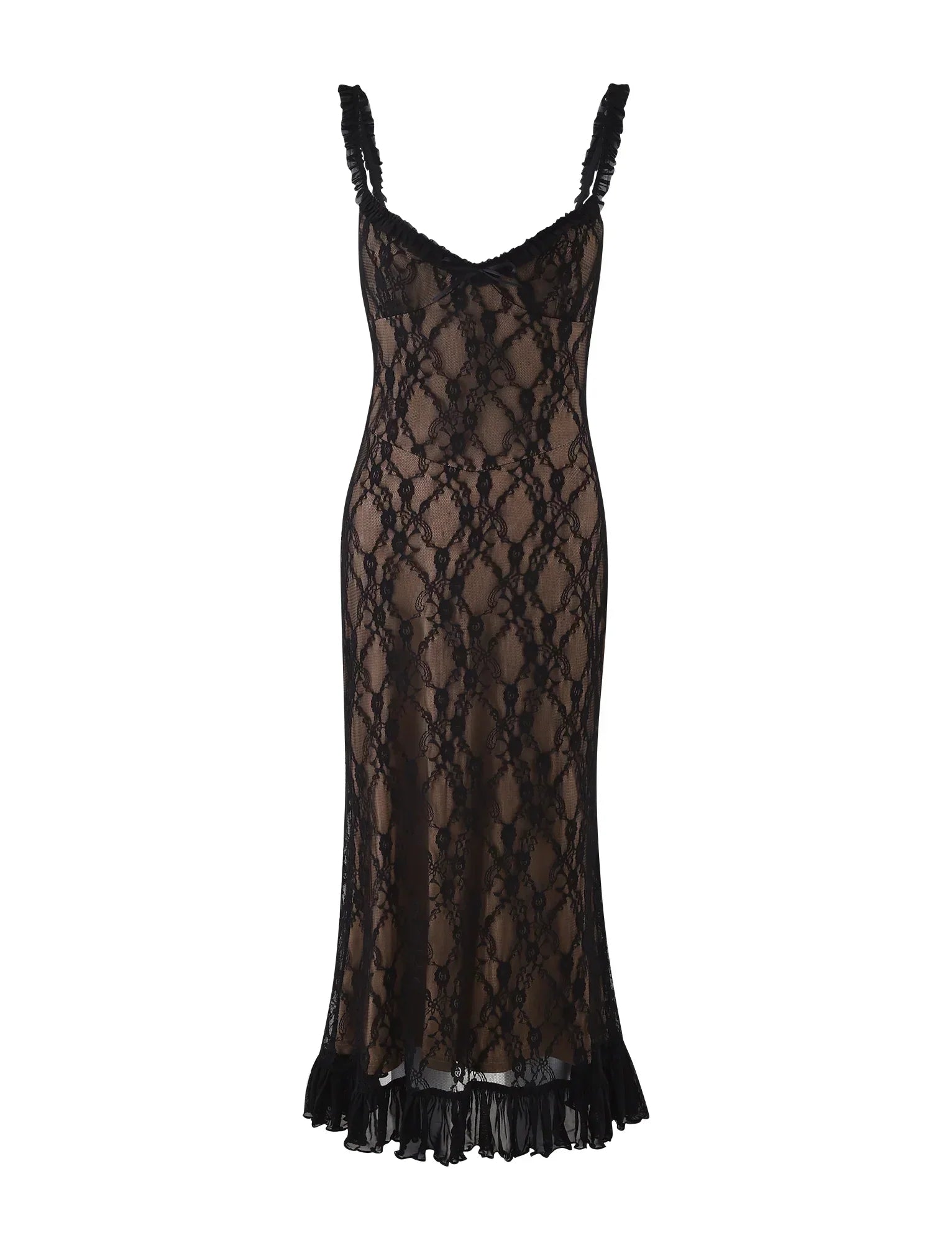 EVI | Elegante Kanten Maxi Jurk voor Dames