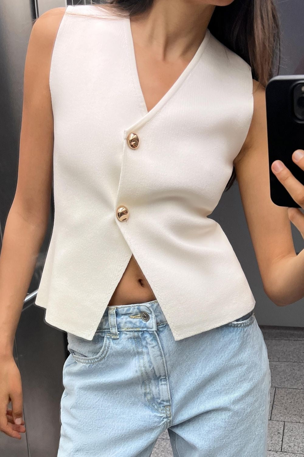 Bau-ann | Mouwloze Gilet Top