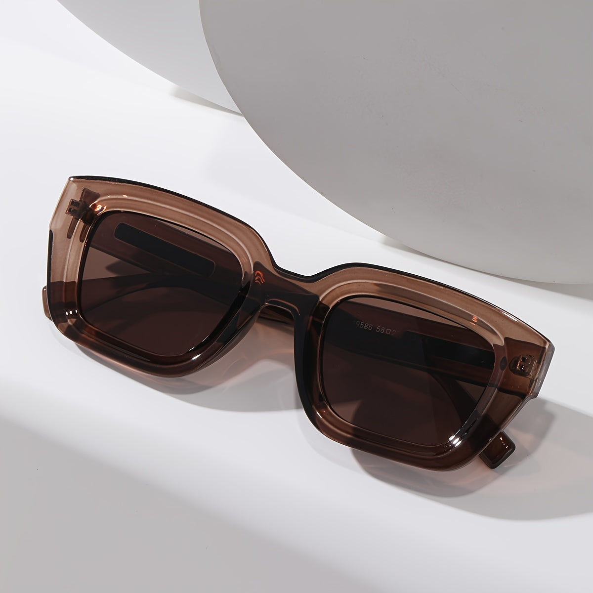 Retro Vierkante Zonnebril voor Vrouwen