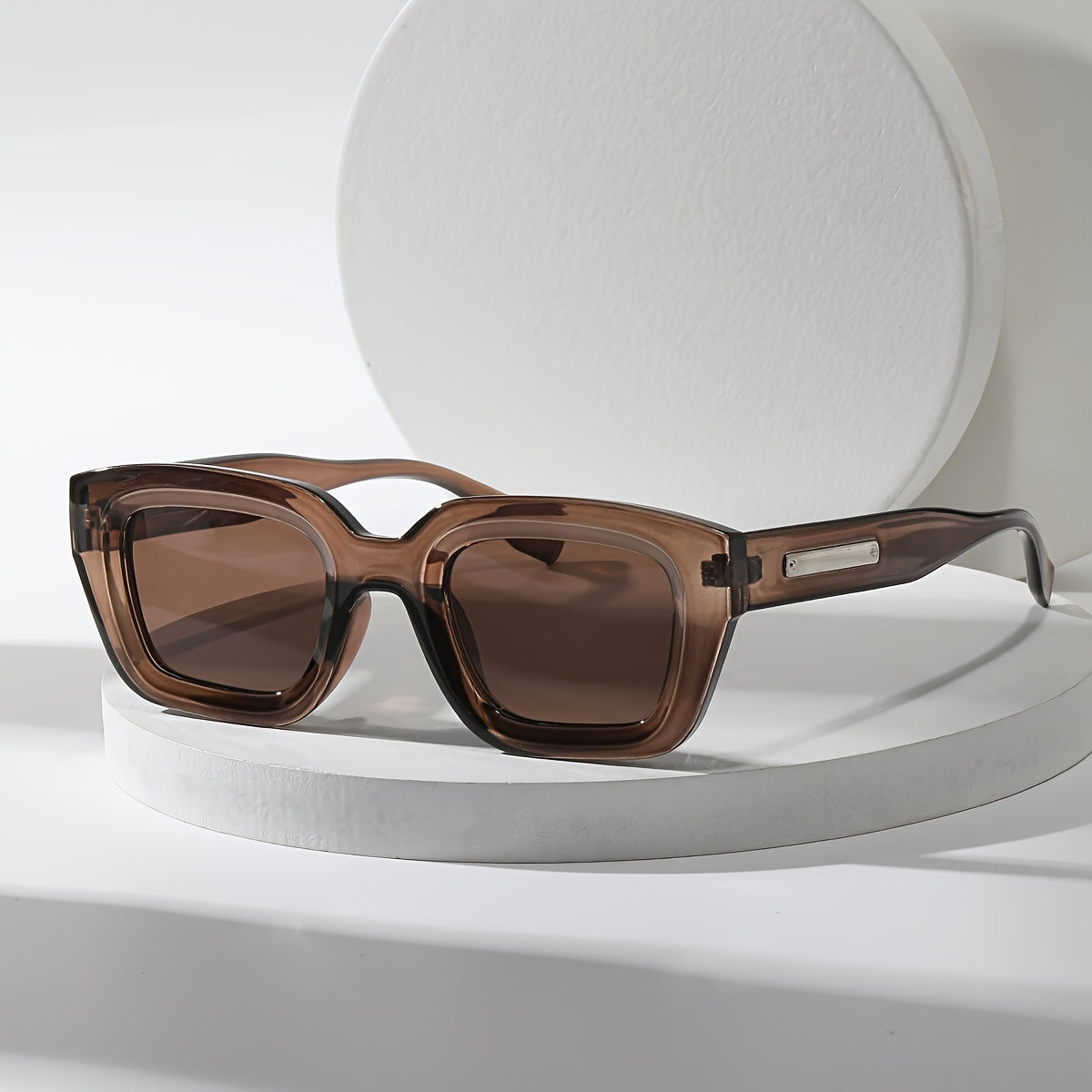 Retro Vierkante Zonnebril voor Vrouwen