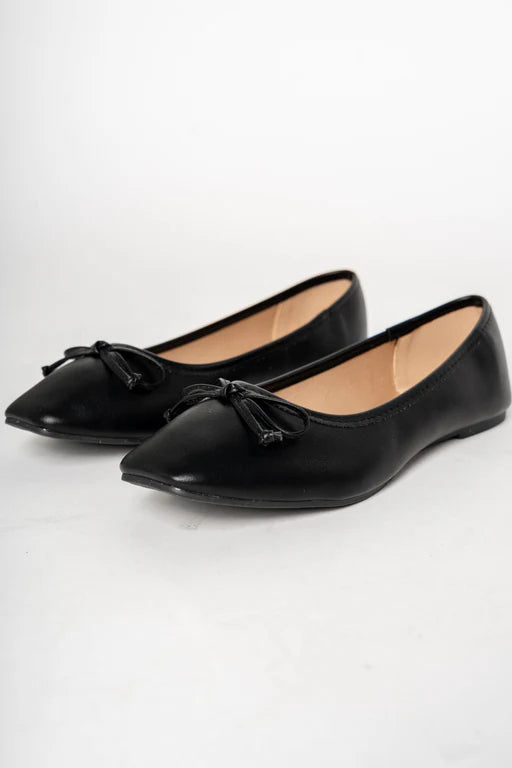 Essentiële zwarte ballerina's