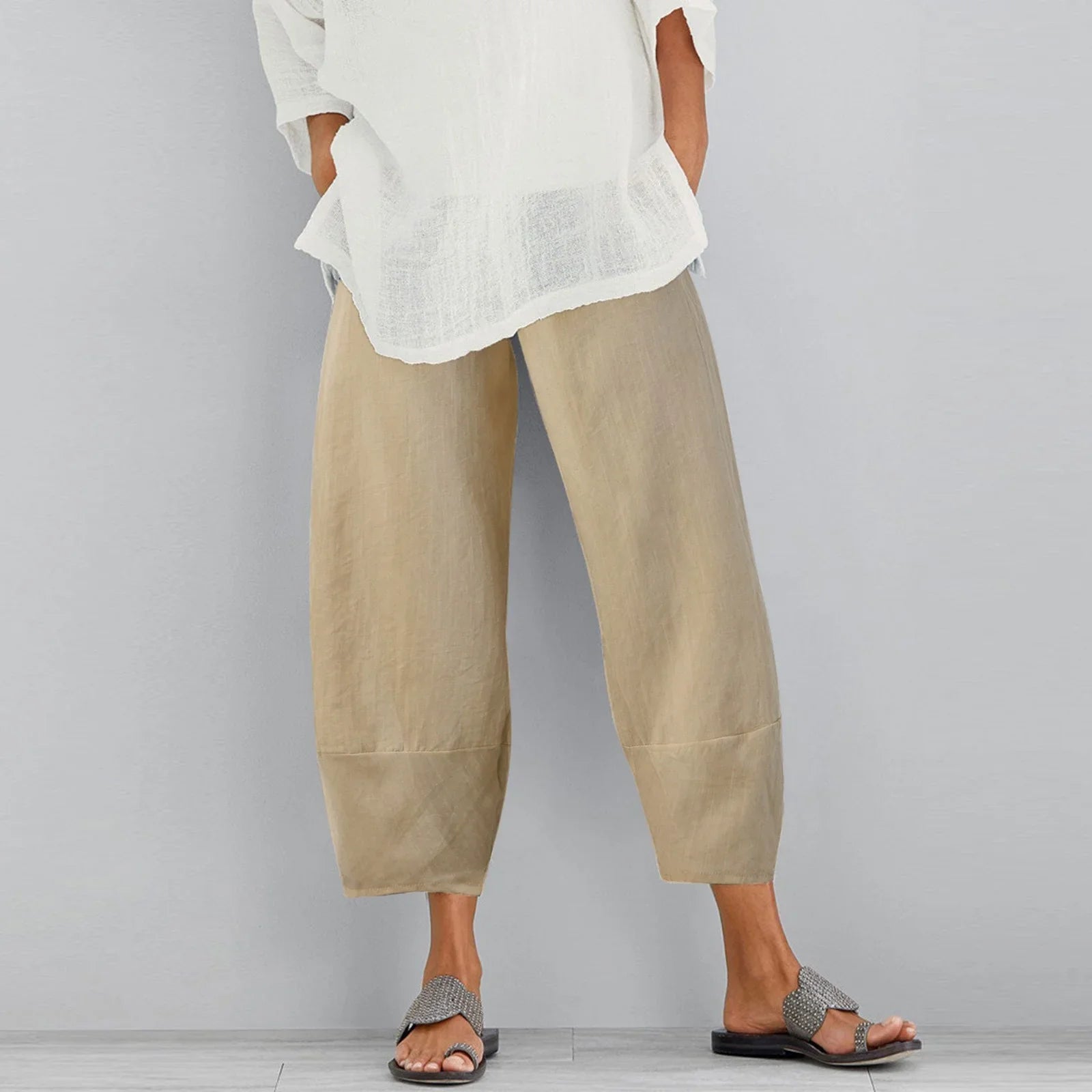 Dames Losvallende Broek – Casual Pasvorm voor Dagelijks Gebruik
