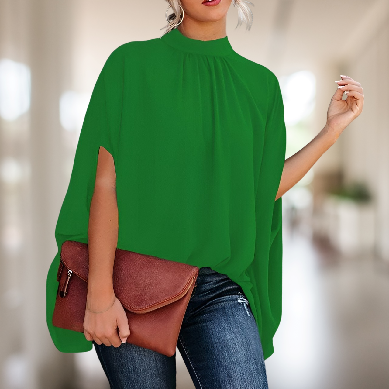 Alana - Elegant Vormgegeven Blouse Met Flair Voor Stijlbewuste Vrouwen