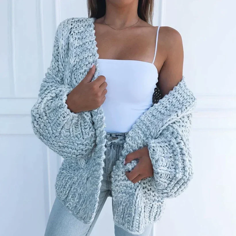 Alxia - Grofgebreid Vest