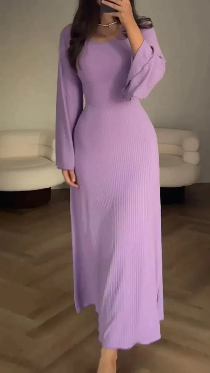 Anieflor - Elegante Bodycon Maxi Jurk