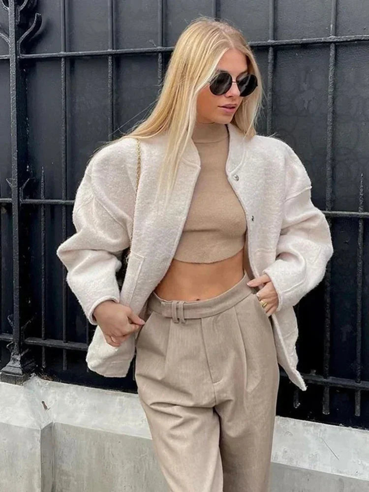 Oversized herfst Bomber | Dames bomberjack met relaxte fit en moderne look