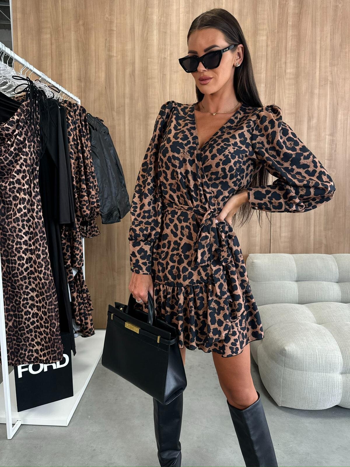 Dames A-lijn Jurk – V-Hals, Geschikt voor Lente en Zomer, Casual Gebruik