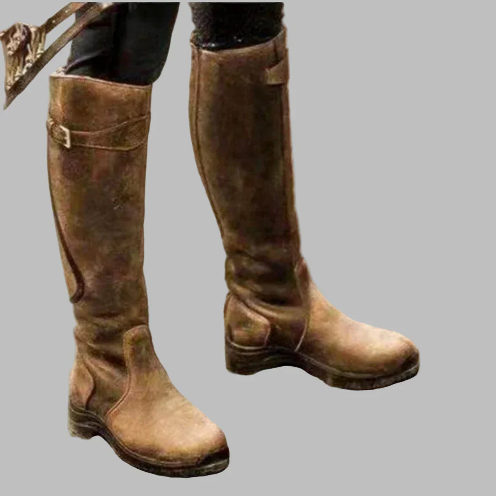 Dames Orthopedische Leren Laarzen met Arch Support